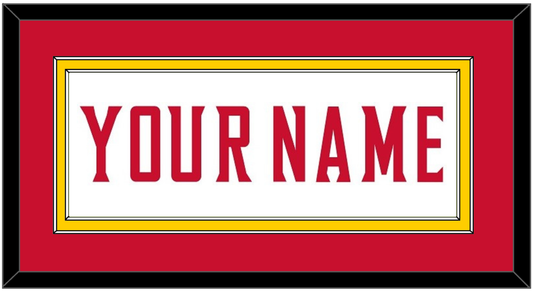 Maryland Basketball Name - Home White (2013-2015) - Signature Tier 2