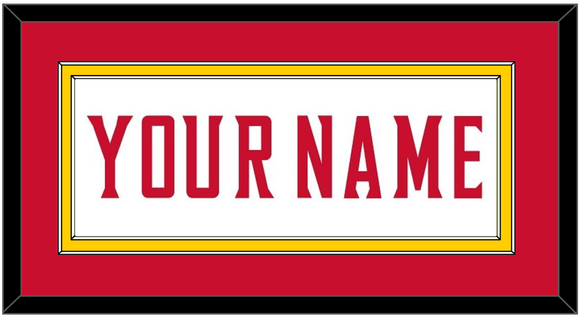 Maryland Basketball Name - Home White (2013-2015) - Double Mat 2