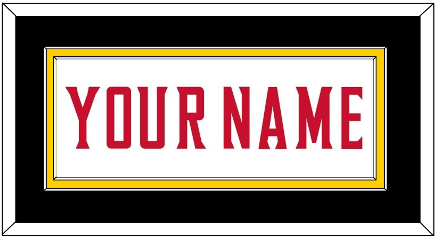 Maryland Basketball Name - Home White (2013-2015) - Signature Tier 3