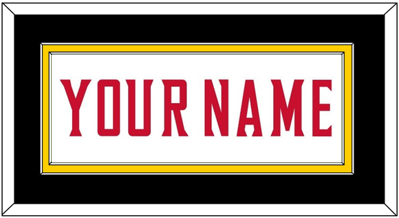 Maryland Basketball Name - Home White (2013-2015) - Double Mat 3