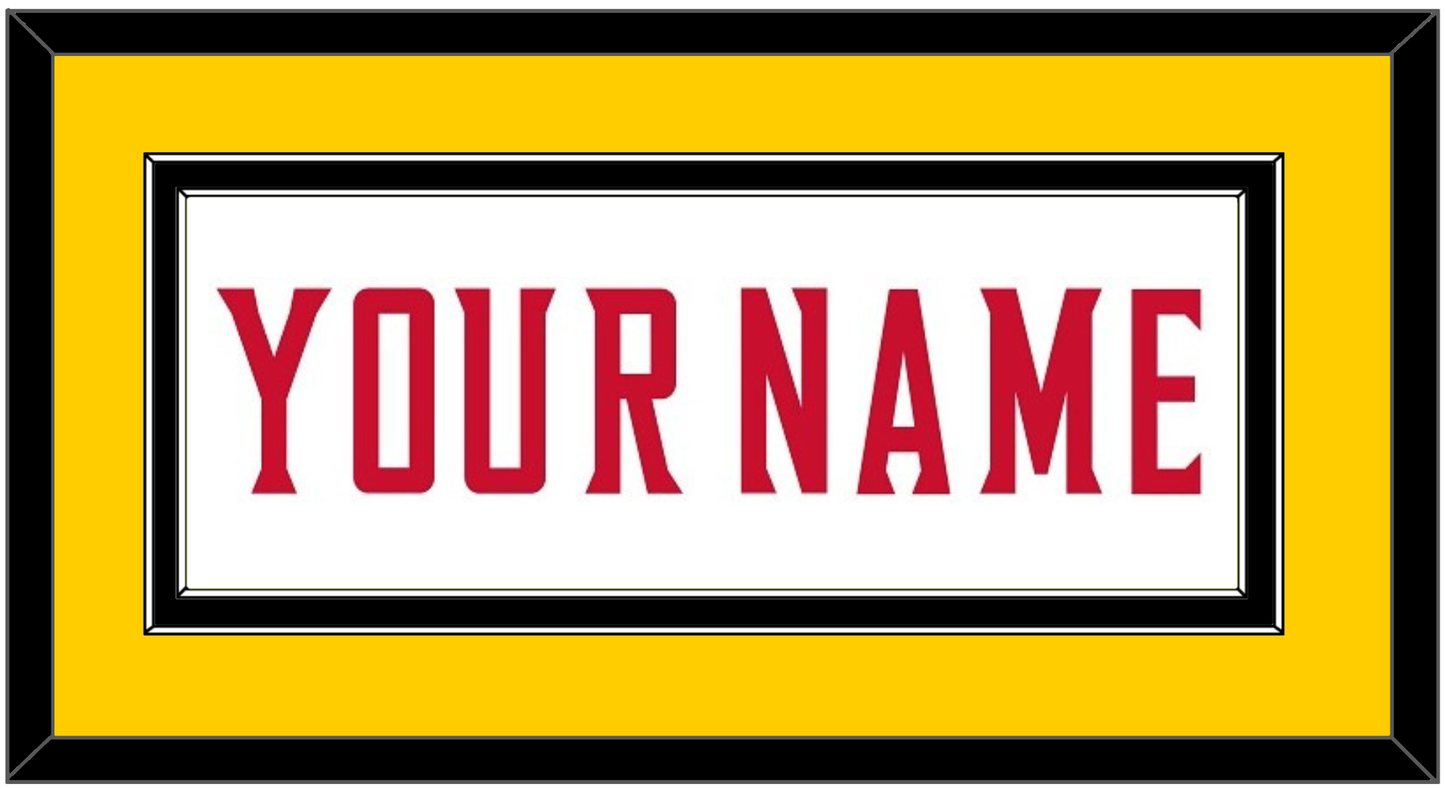 Maryland Basketball Name - Home White (2013-2015) - Signature Tier 4