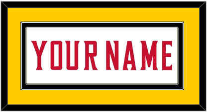 Maryland Basketball Name - Home White (2013-2015) - Signature Tier 4