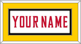 Maryland Basketball Name - Home White (2013-2015) - Double Mat 4