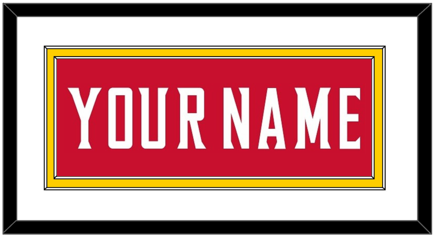 Maryland Basketball Name - Road Red (2013-2015) - Signature Tier 1