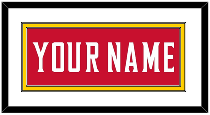 Maryland Basketball Name - Road Red (2013-2015) - Signature Tier 1