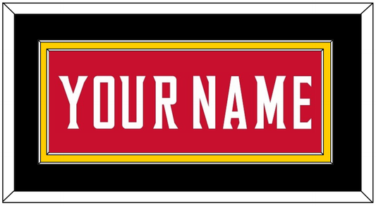 Maryland Basketball Name - Road Red (2013-2015) - Signature Tier 2
