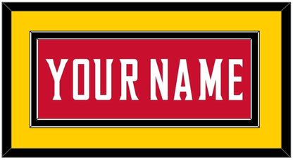 Maryland Basketball Name - Road Red (2013-2015) - Signature Tier 3