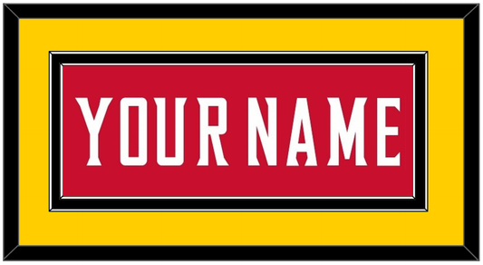 Maryland Basketball Name - Road Red (2013-2015) - Signature Tier 3