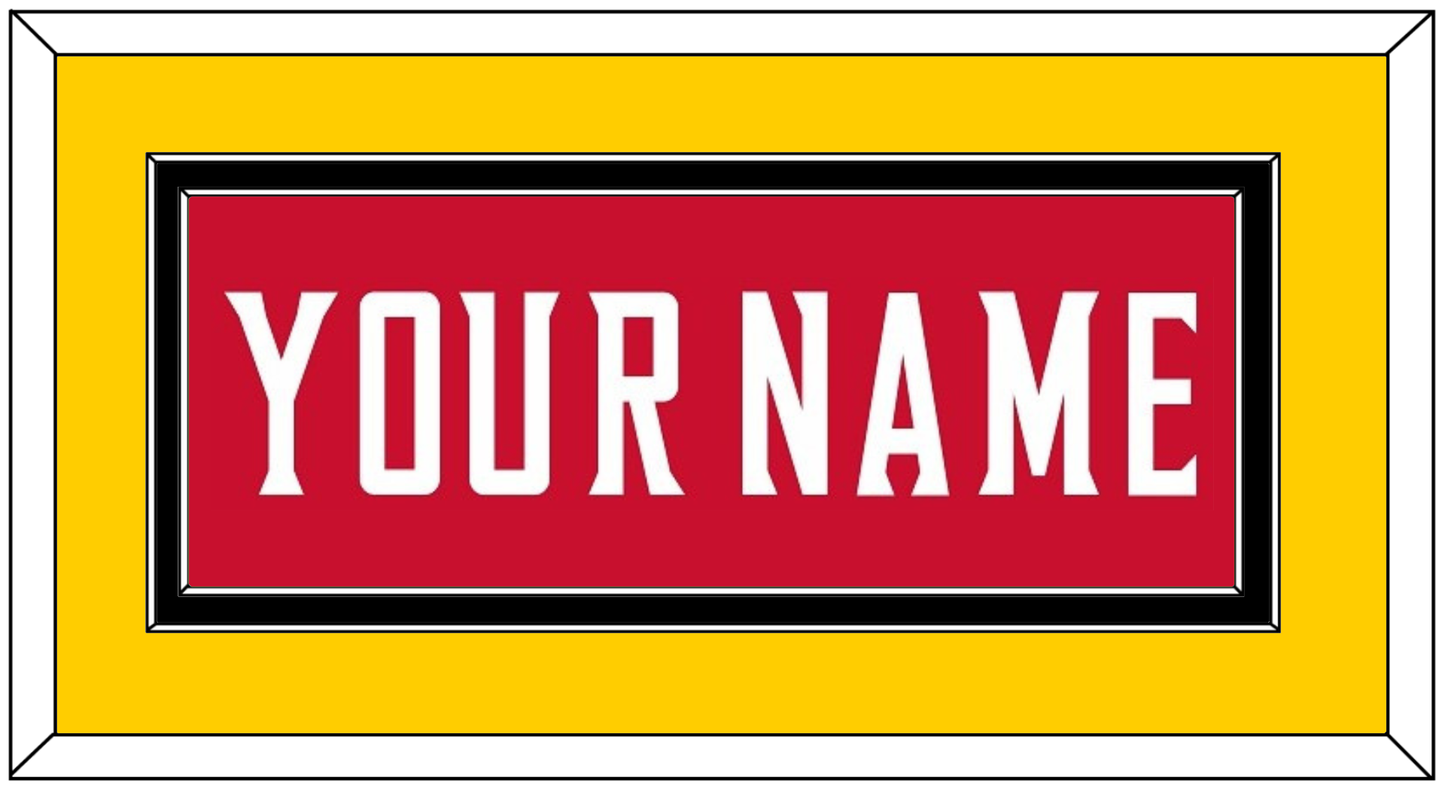 Maryland Basketball Name - Road Red (2013-2015) - Signature Tier 3