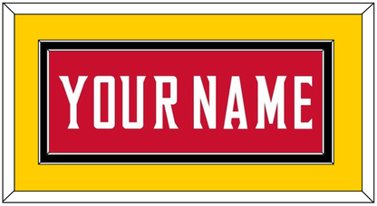 Maryland Basketball Name - Road Red (2013-2015) - Signature Tier 3