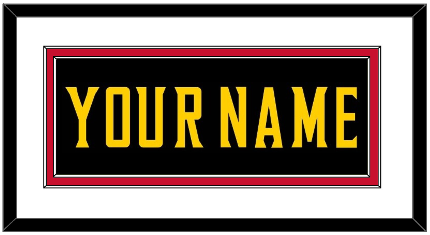 Maryland Basketball Name - Road Black (2013-2015) - Signature Tier 1
