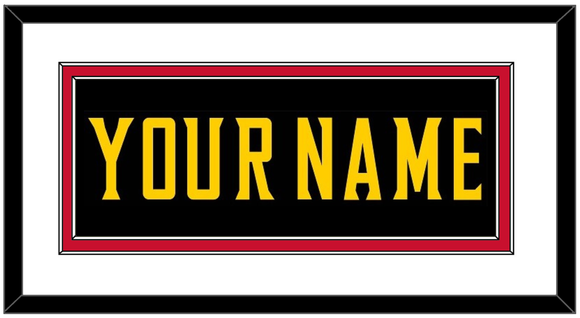 Maryland Basketball Name - Road Black (2013-2015) - Double Mat 1