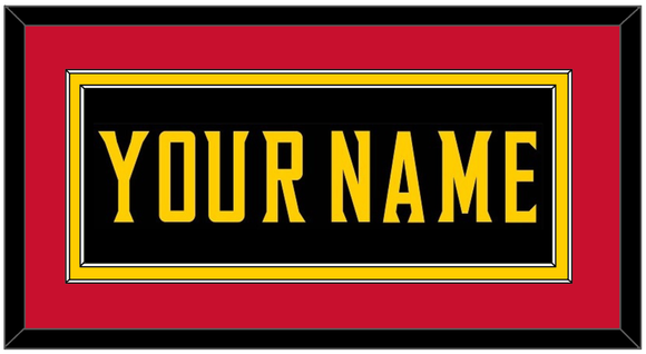 Maryland Basketball Name - Road Black (2013-2015) - Double Mat 2