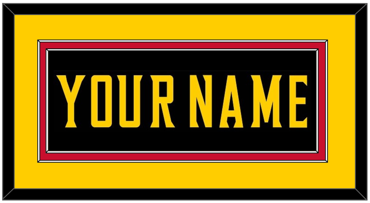 Maryland Basketball Name - Road Black (2013-2015) - Signature Tier 3