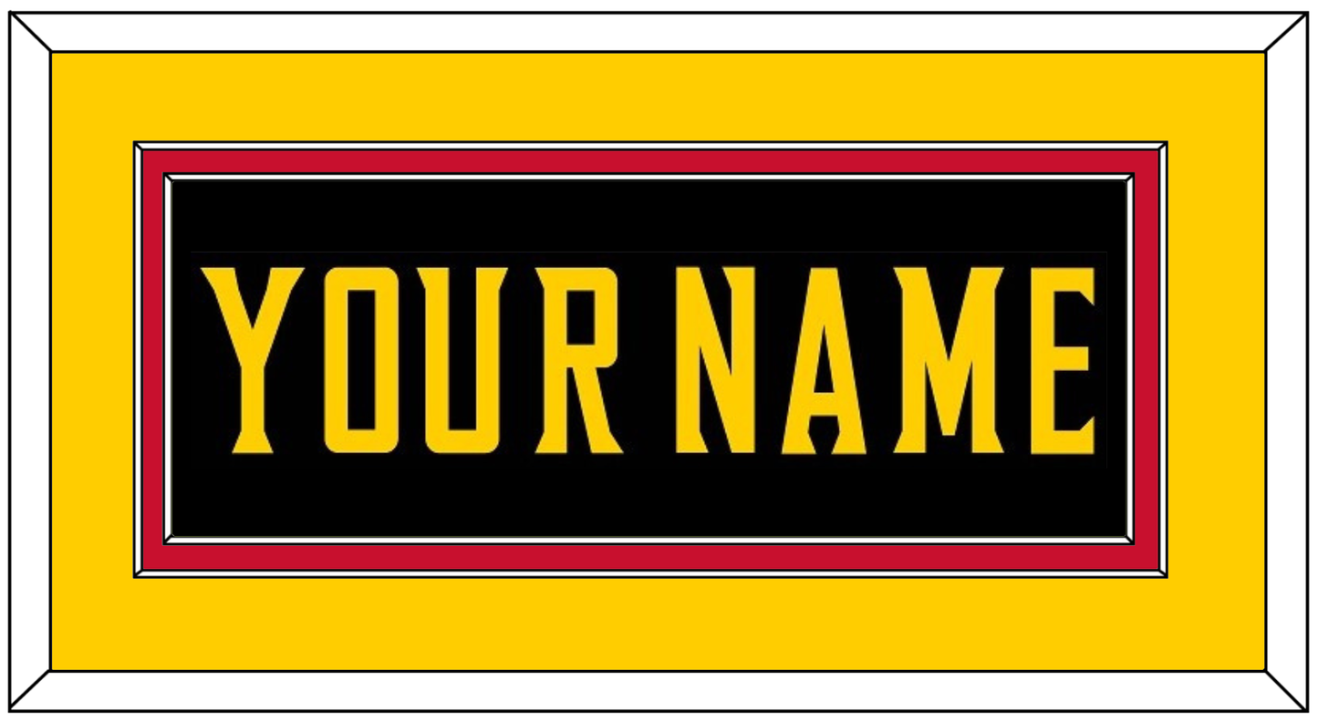 Maryland Basketball Name - Road Black (2013-2015) - Signature Tier 3
