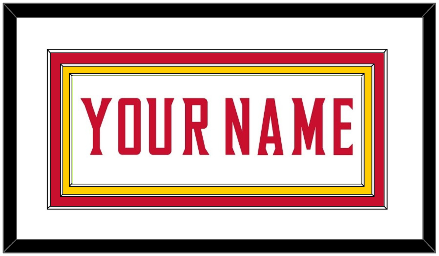 Maryland Basketball Name - Home White (2013-2015) - Premier Tier 1