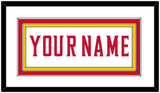 Maryland Basketball Name - Home White (2013-2015) - Triple Mat 1