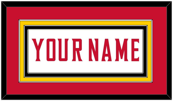 Maryland Basketball Name - Home White (2013-2015) - Triple Mat 2