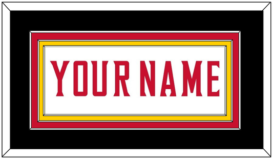 Maryland Basketball Name - Home White (2013-2015) - Premier Tier 3