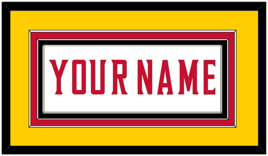 Maryland Basketball Name - Home White (2013-2015) - Premier Tier 4