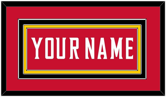 Maryland Basketball Name - Road Red (2013-2015) - Premier Tier 2