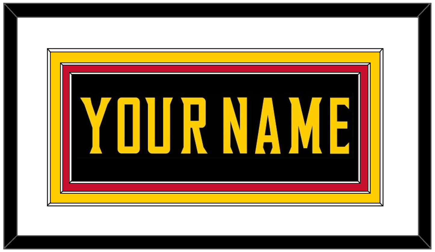 Maryland Basketball Name - Road Black (2013-2015) - Premier Tier 1