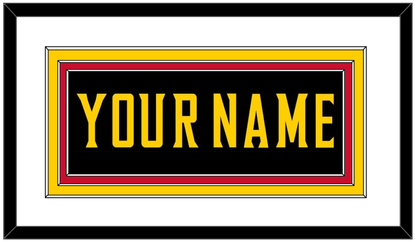 Maryland Basketball Name - Road Black (2013-2015) - Premier Tier 1