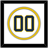 Baseball Number - 2019 World Series Home White - Double Mat 2