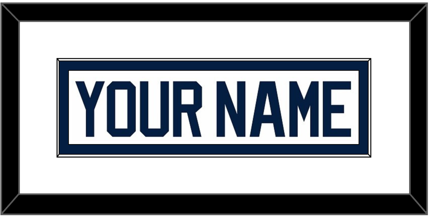 Michigan Hockey Nameplate - Home White (2021-2023) - Essential Tier 1