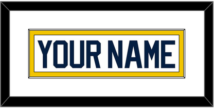 Michigan Hockey Nameplate - Home White (2021-2023) - Essential Tier 2