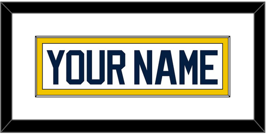 Michigan Hockey Nameplate - Home White (2021-2023) - Essential Tier 2