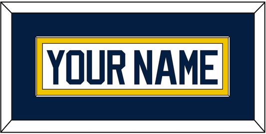 Michigan Hockey Nameplate - Home White (2021-2023) - Essential Tier 3