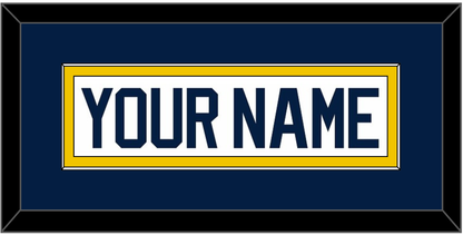 Michigan Hockey Nameplate - Home White (2021-2023) - Essential Tier 3