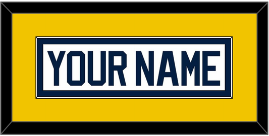 Michigan Hockey Nameplate - Home White (2021-2023) - Essential Tier 4