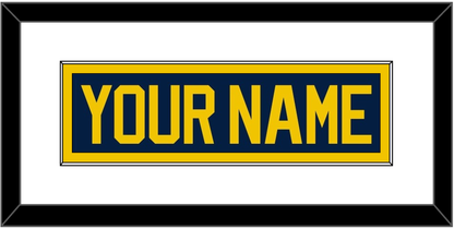 Michigan Hockey Nameplate - Road Blue (2021-2023) - Essential Tier 1