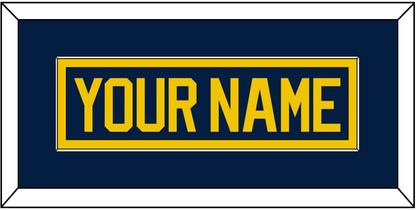 Michigan Hockey Nameplate - Road Blue (2021-2023) - Essential Tier 2