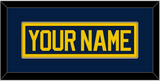 Michigan Hockey Nameplate - Road Blue (2021-2023) - Single Mat 2