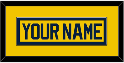 Michigan Hockey Nameplate - Alternate Maize (2021-2023) - Essential Tier 2