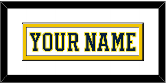 Michigan Hockey Nameplate - Home White (2019-2020) - Essential Tier 2