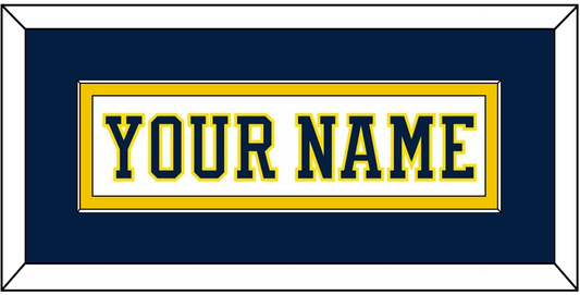 Michigan Hockey Nameplate - Home White (2019-2020) - Essential Tier 3