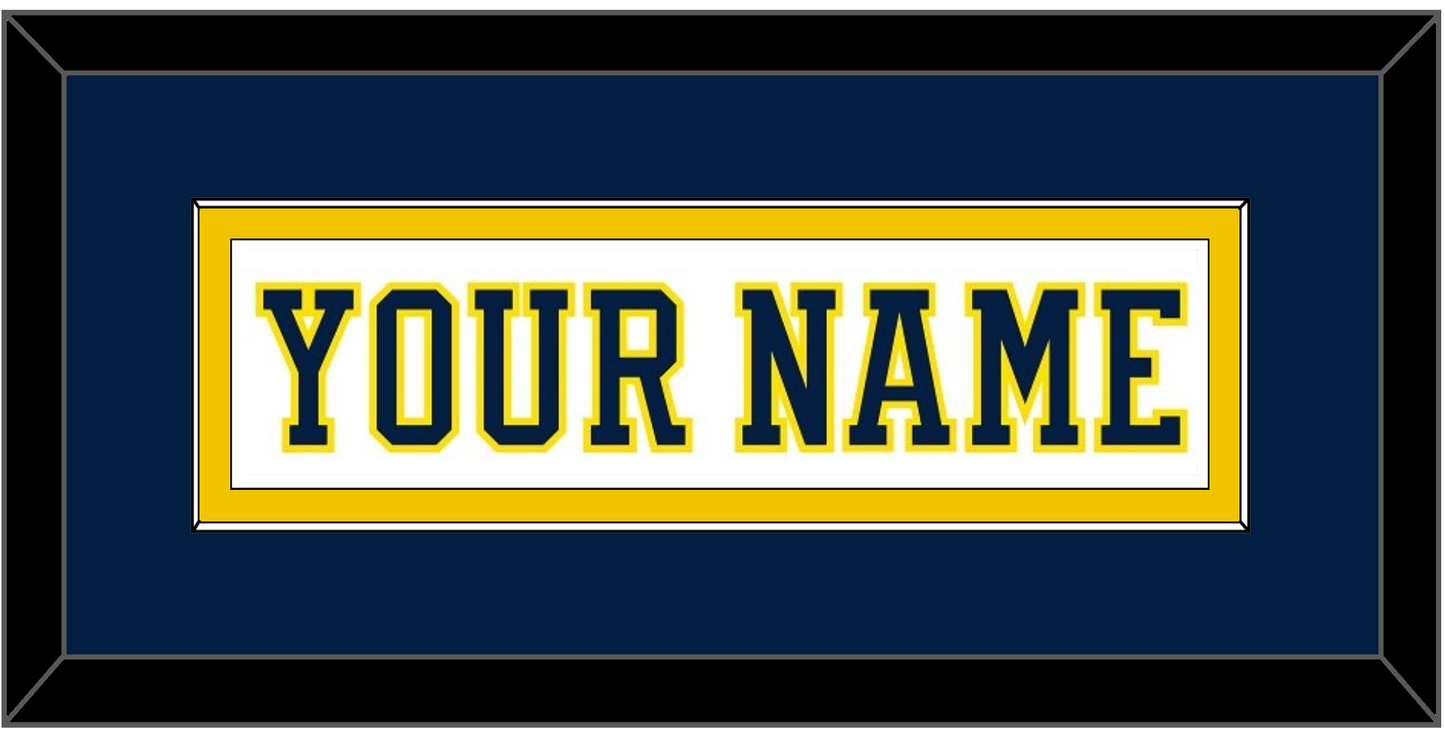 Michigan Hockey Nameplate - Home White (2019-2020) - Essential Tier 3