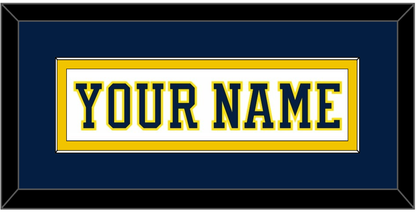 Michigan Hockey Nameplate - Home White (2019-2020) - Essential Tier 3