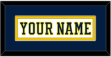 Michigan Hockey Nameplate - Home White (2019-2020) - Single Mat 3