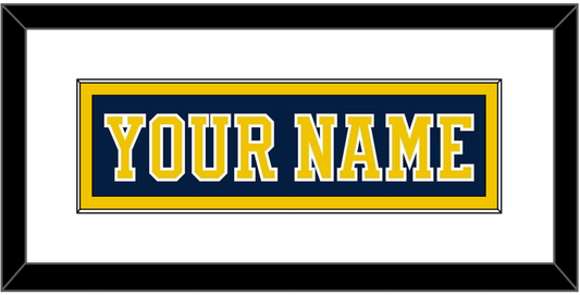 Michigan Hockey Nameplate - Road Blue (2019-2020) - Essential Tier 1