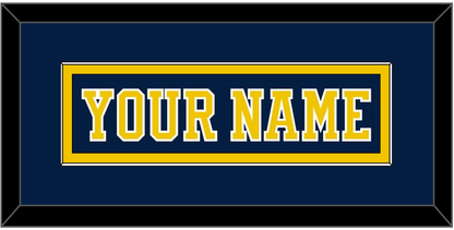 Michigan Hockey Nameplate - Road Blue (2019-2020) - Essential Tier 2