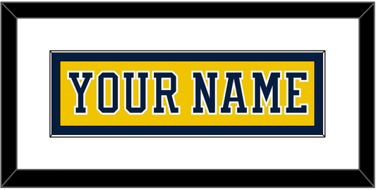 Michigan Hockey Nameplate - Alternate Maize (2019-2020) - Essential Tier 1