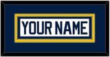 Michigan Hockey Nameplate - Home White (2021-2023) - Double Mat 2