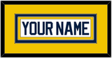 Michigan Hockey Nameplate - Home White (2021-2023) - Double Mat 3