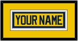 Michigan Hockey Nameplate - Alternate Maize (2021-2023) - Double Mat 2