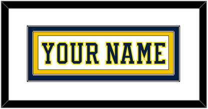 Michigan Hockey Nameplate - Home White (2019-2020) - Signature Tier 1